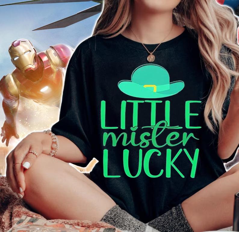Little Mister Lucky Hat T-Shirt t-shirt woman shirt