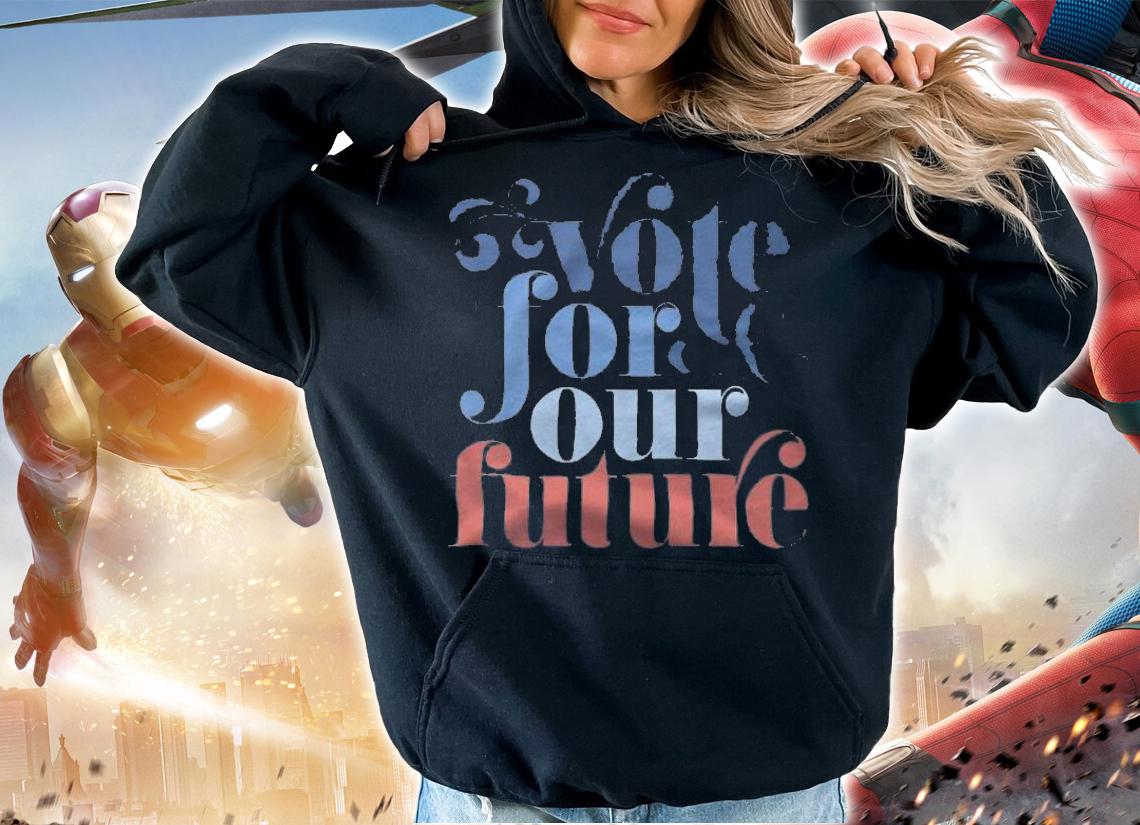 Vote For Our Future Election Red White & Blue T-Shirt t-shirt