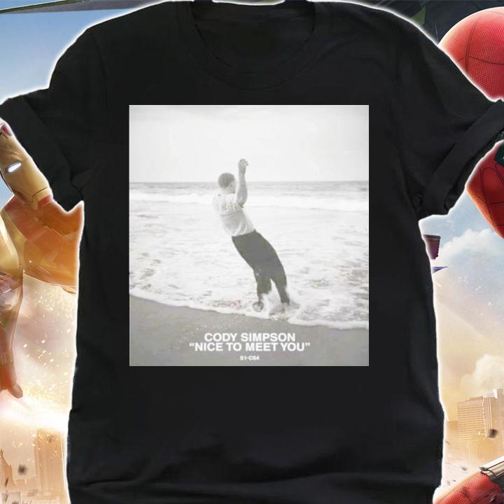Cody Simpson Cody Simpson Nice To Meet You S1-Cs4 Shirt t-shirt