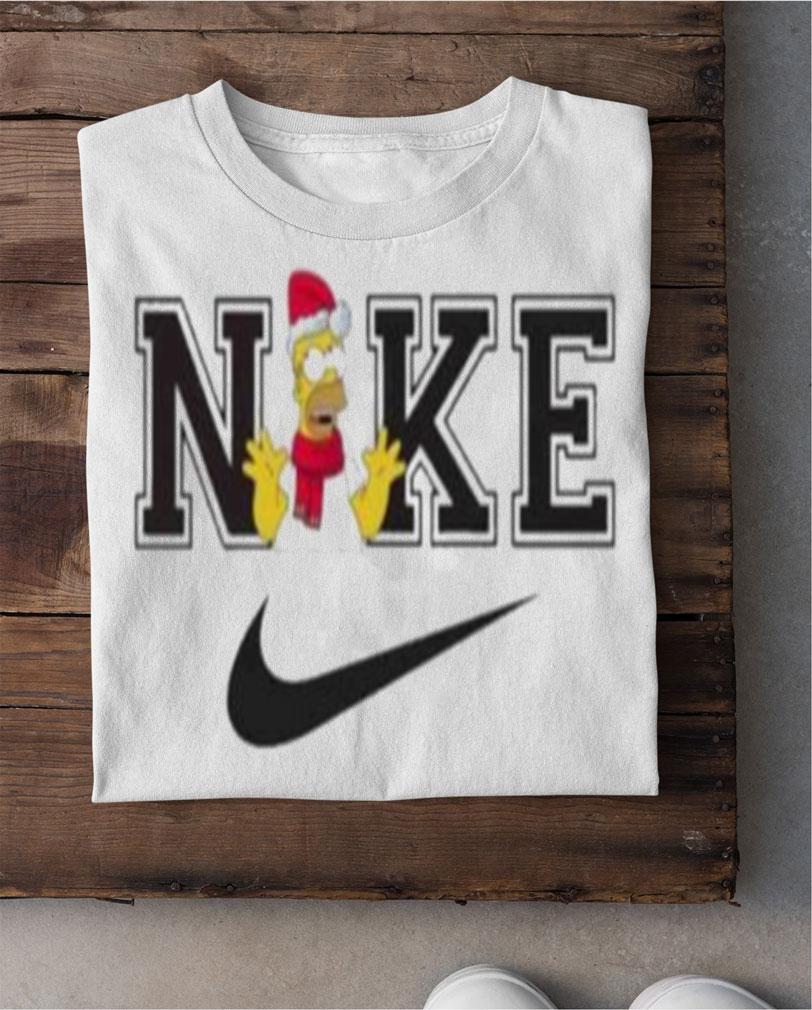 Homer Simpson Nike The Simpsons Christmas t-shirt shirt