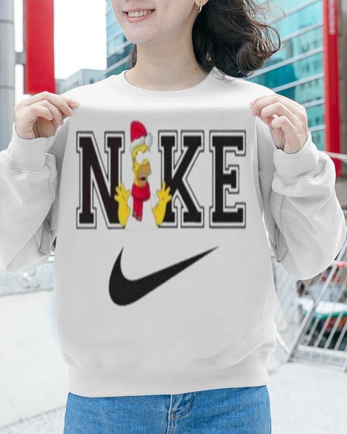 Homer Simpson Nike The Simpsons Christmas t-shirt sweatshirt