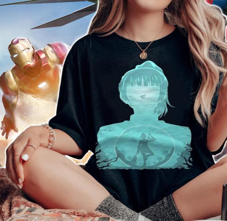 Jujutsu Maki Zenin character's shadow T-shirt t-shirt