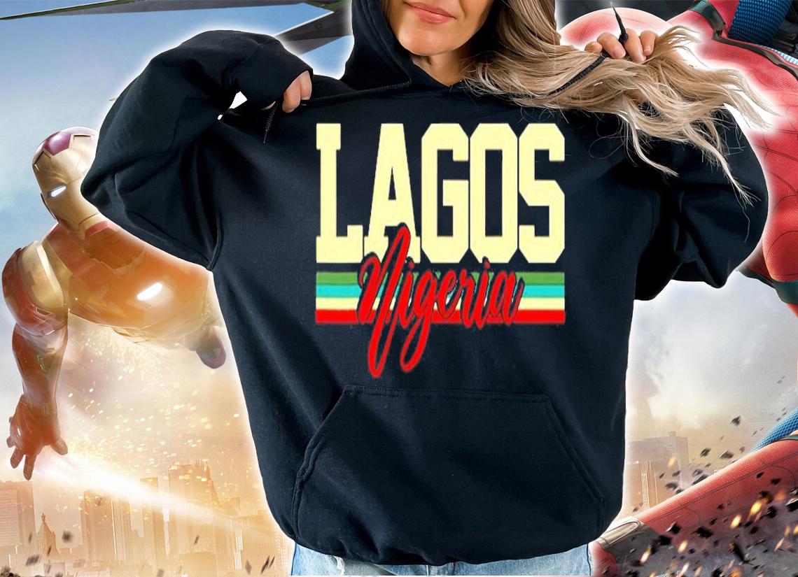 Lagos Nigeria Travel Souvenir Retro T-Shirt t-shirt