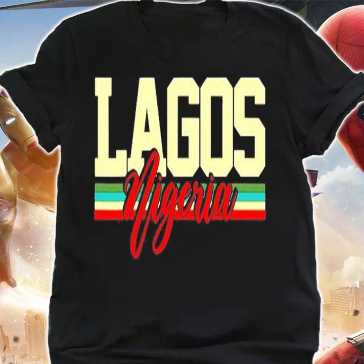 Lagos Nigeria Travel Souvenir Retro T-Shirt t-shirt