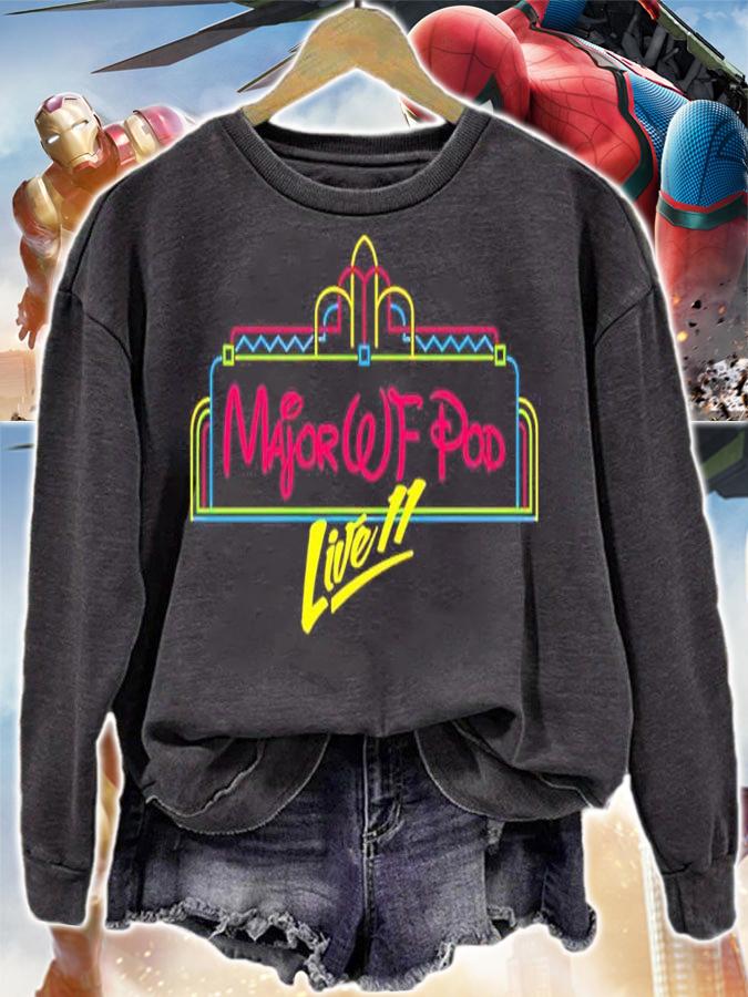 Major Wrestling Figure Podcast Live 11 Logo Shirt t-shirt sweatshirt