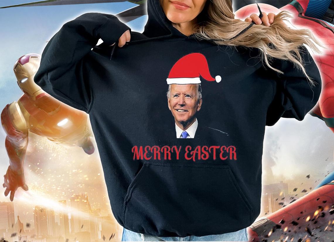 Merry Easter Funny Joe Biden Christmas Holiday T-Shirt t-shirt hoodie