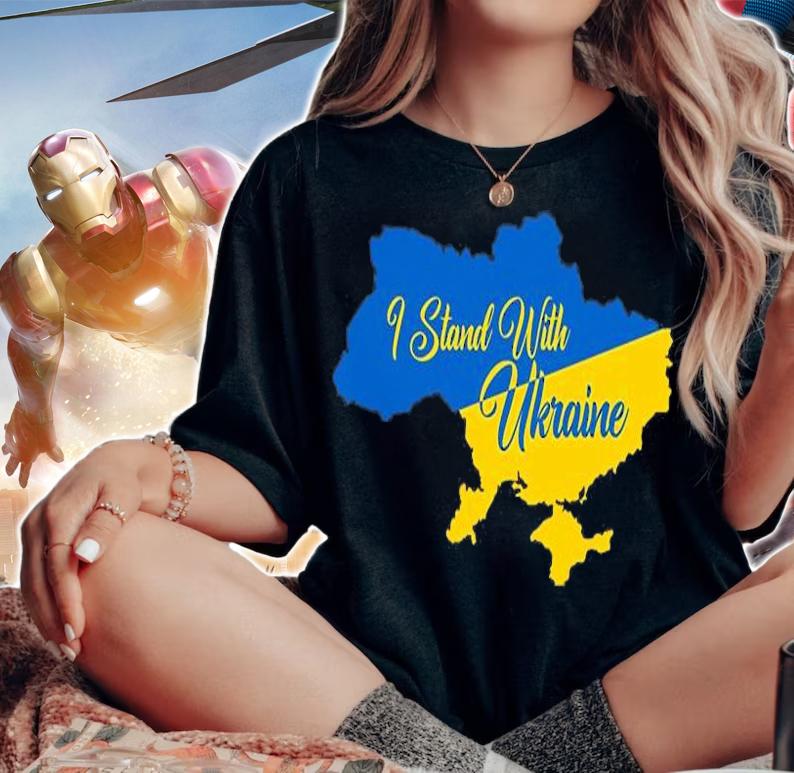 Pray For Ukraine Ukrainian Flag Support Ukraine T-Shirt t-shirt woman shirt