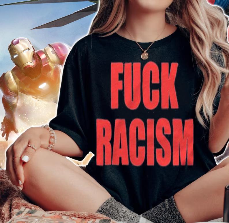 Red Orca fuck racism T-shirt t-shirt woman shirt