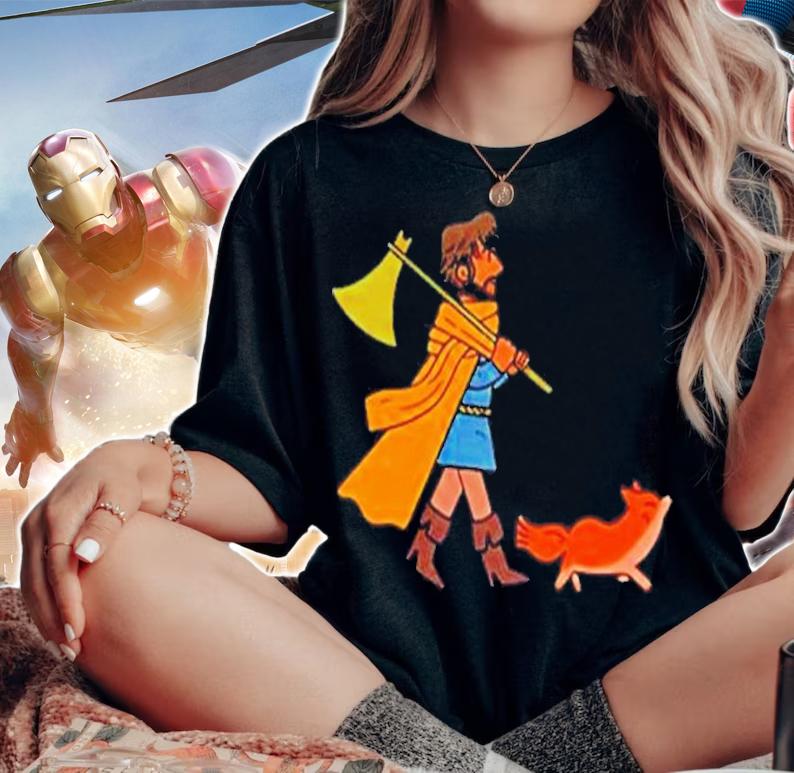 Super yaki x beanpolice knight and fox shirt t-shirt
