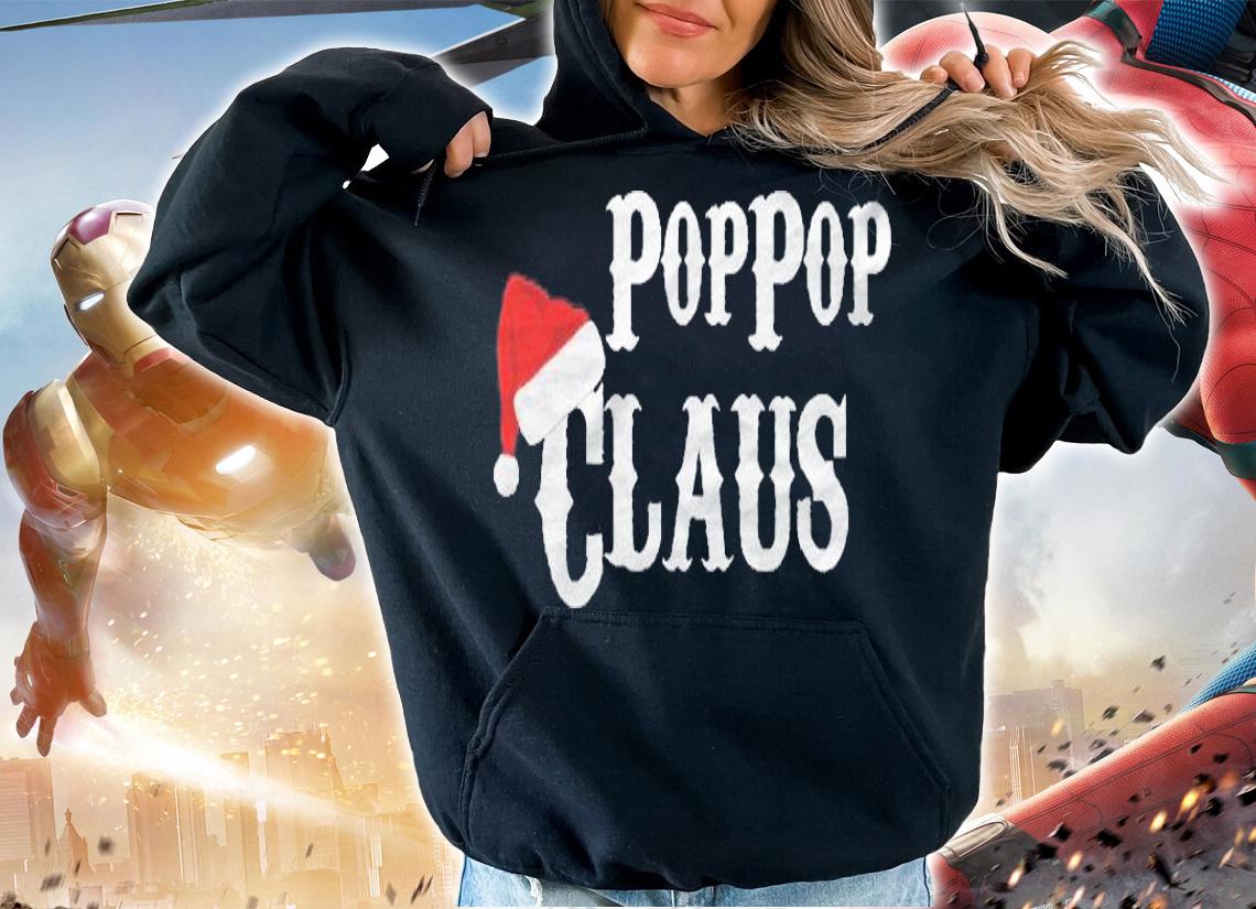 Funny Holiday Christmas Pop Pop Claus Santa Shirt