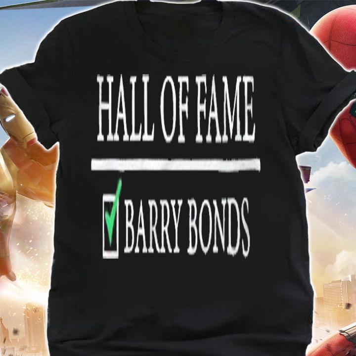 Hall of Famer Barry Bonds T-shirt shirt