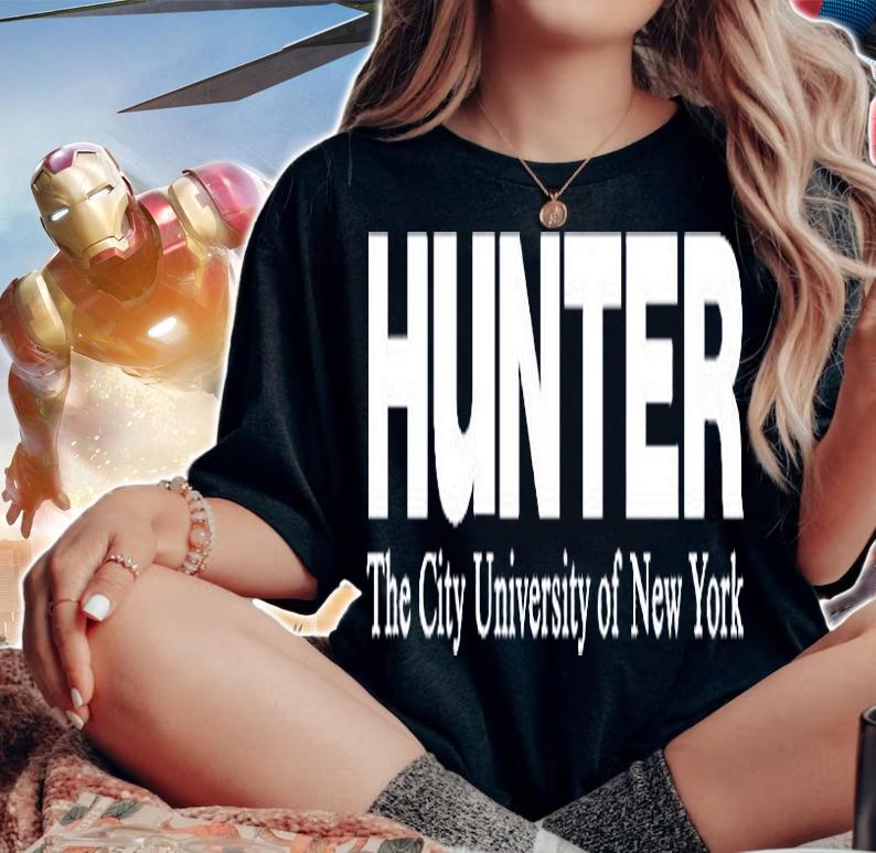 Hunter The City University Of New York T-Shirt woman shirt