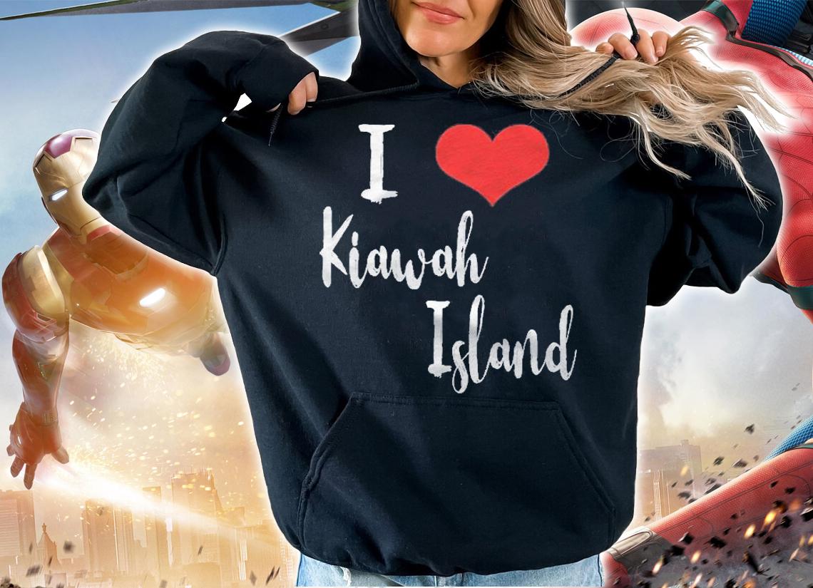 I Love Kiawah Island South Carolina Shirt hoodie