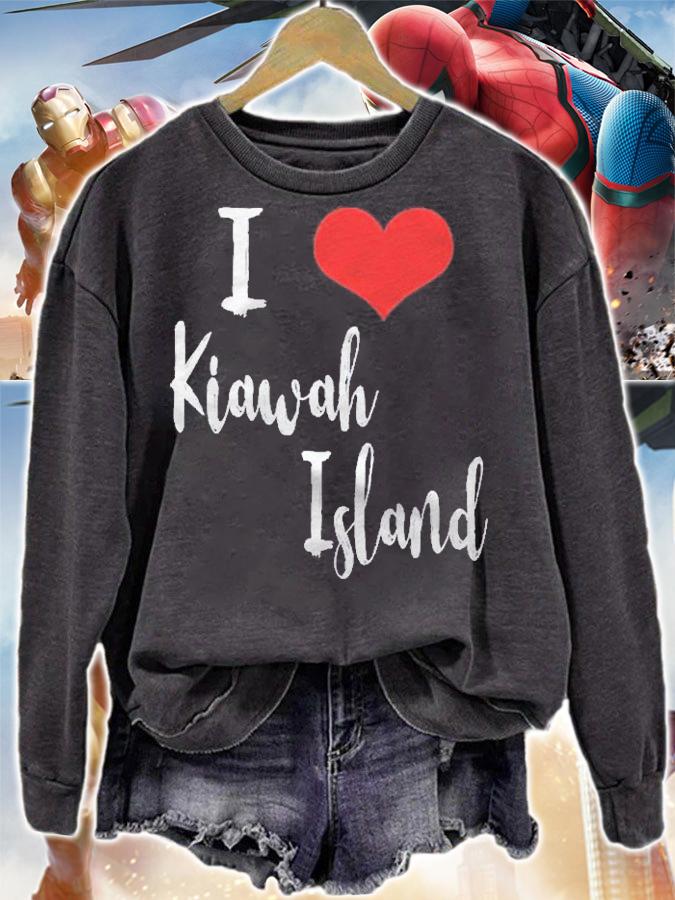 I Love Kiawah Island South Carolina Shirt sweatshirt