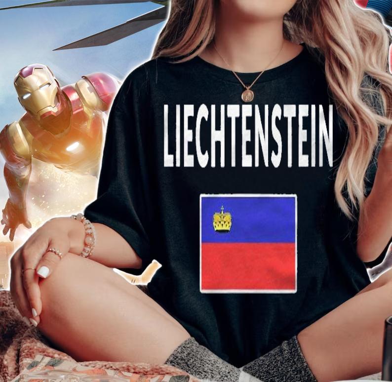 Liechtenstein Tee Flag Souvenir Gift Vaduz Shirt