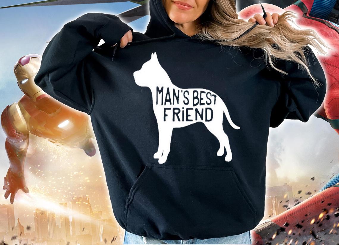Mans Best Friend Pitbull Pitfall Love T-Shirt