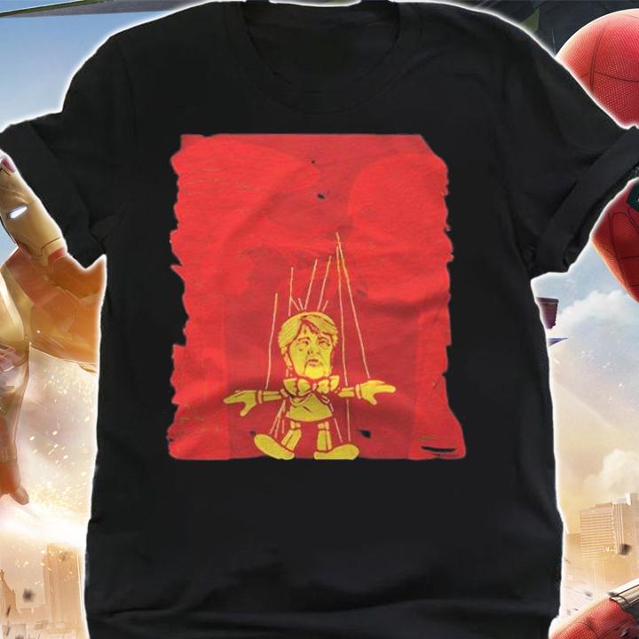 Nice Donald Trump and Barack Obama puppet Biden puppet art T-shirt shirt