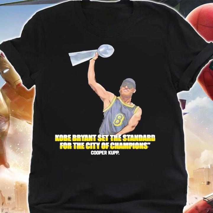 Official Cooper Kupp Kobe Bryant Set The Standard For The City Of Champions Shirt