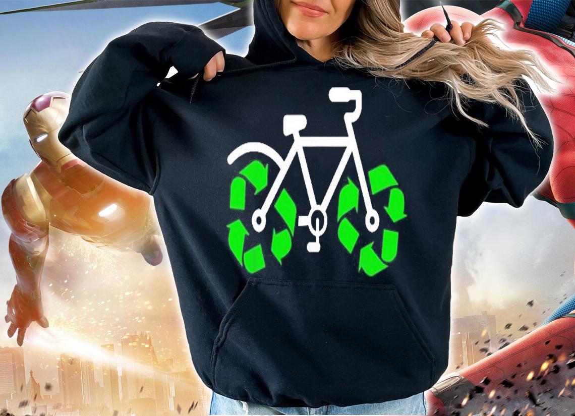 Recycle Bicycle Funny Recycling Trash Pro Environment T-Shirt hoodie