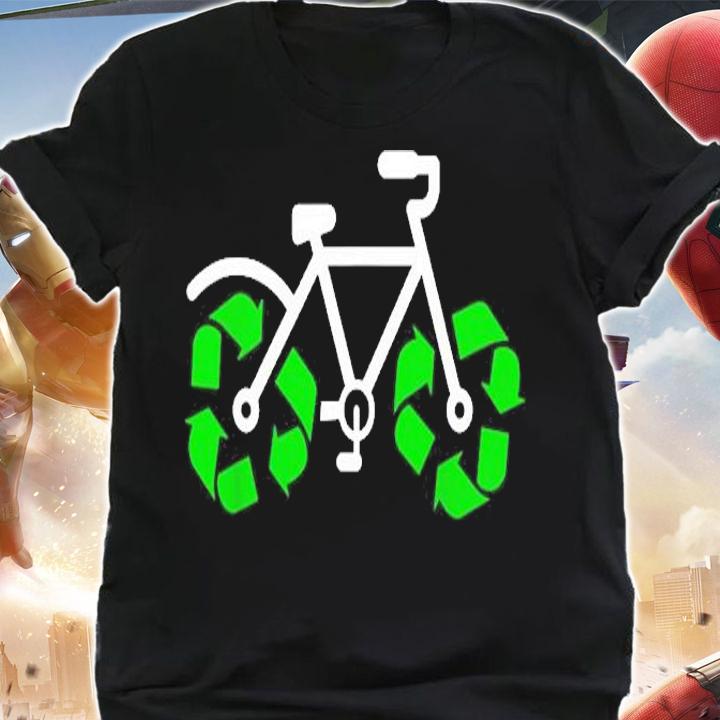 Recycle Bicycle Funny Recycling Trash Pro Environment T-Shirt shirt