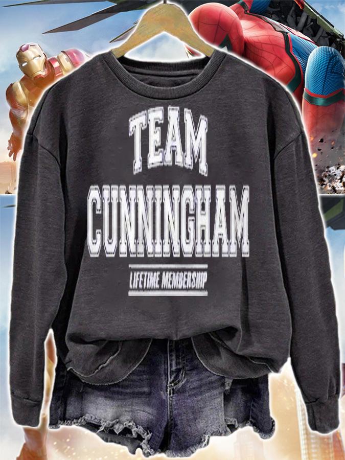 Team Cunningham Proud Family Surname, Last Name Gift Shirt sweatshirt