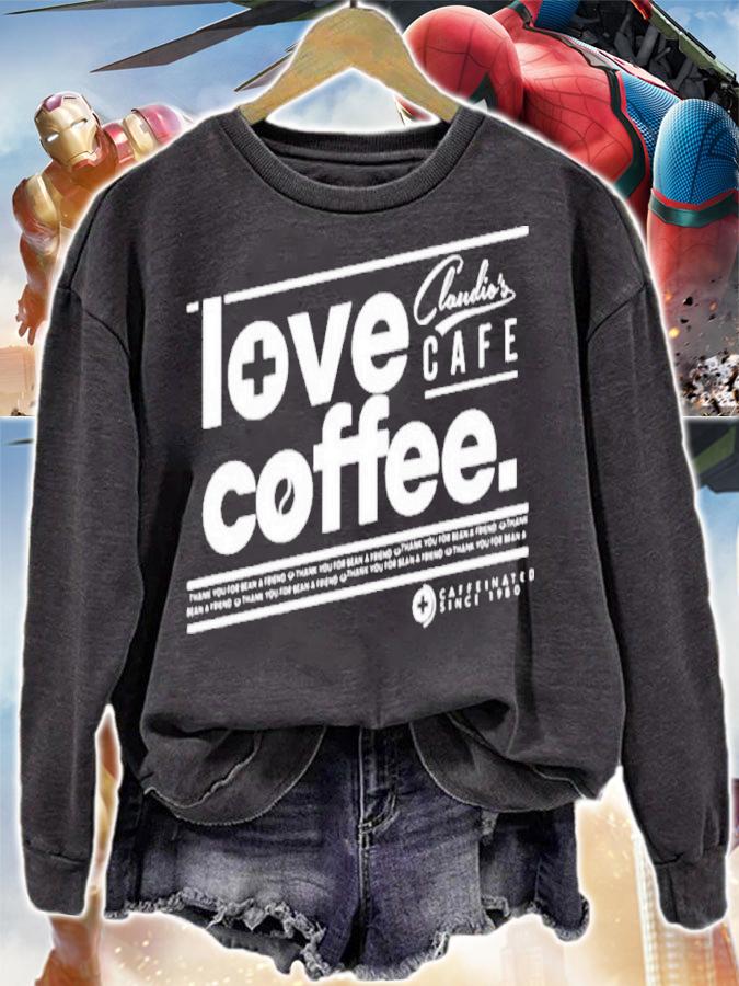 Claudiocsro Love Coffee Claudio's Cafe Shirt