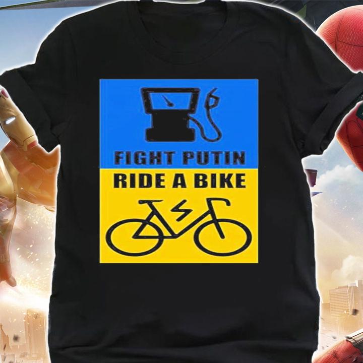 Fight Putin Ride A Bike T-Shirt shirt