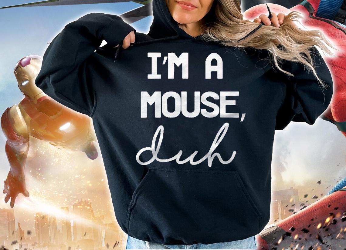 Im A Mouse Duh Adorable Halloween Shirt hoodie