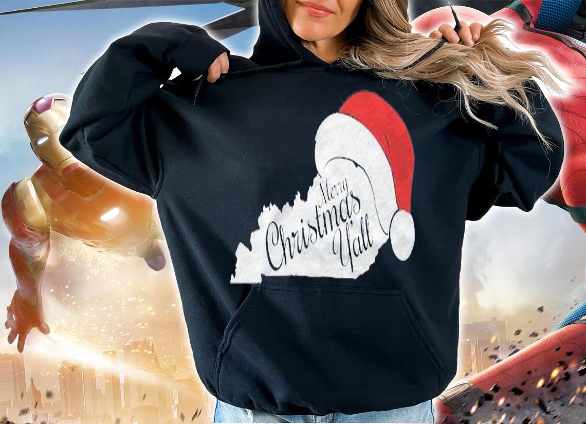 Kentucky Christmas Shirt Merry Christmas Yall Shirt hoodie