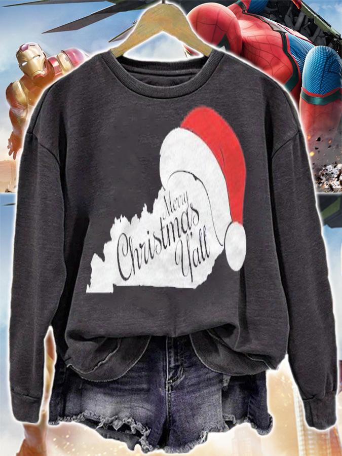 Kentucky Christmas Shirt Merry Christmas Yall Shirt sweatshirt