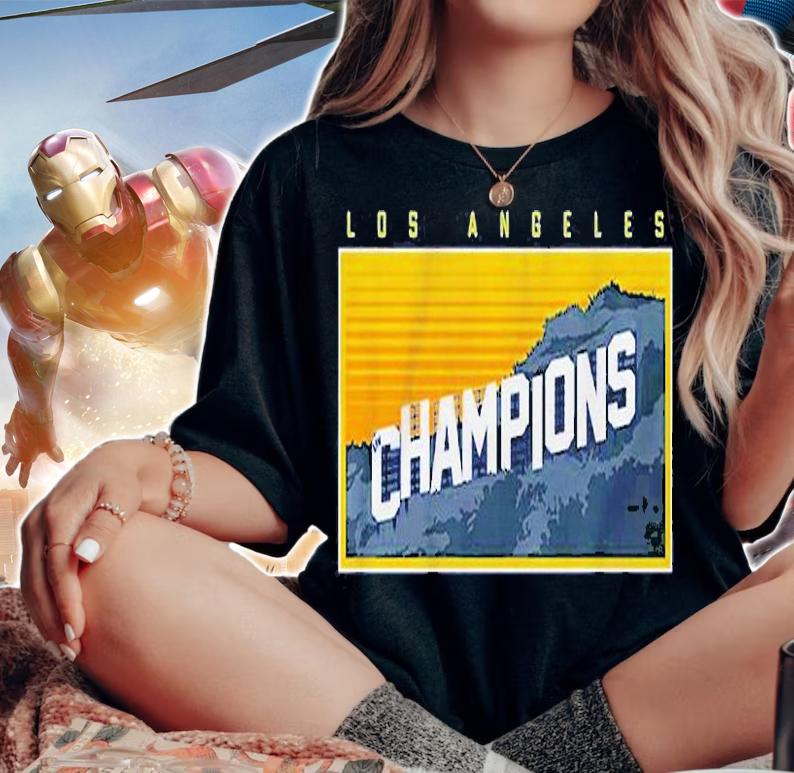 Los Angeles Champions Sign LIV T-Shirt woman shirt