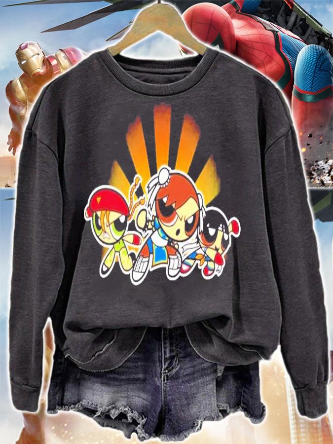 Powerpuff Fighters Shirt sweatshirt