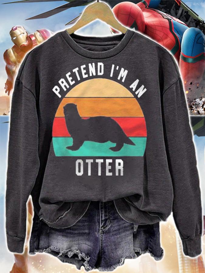 Simple Halloween Costume Otter Lover Pretend Im An Otter Shirt