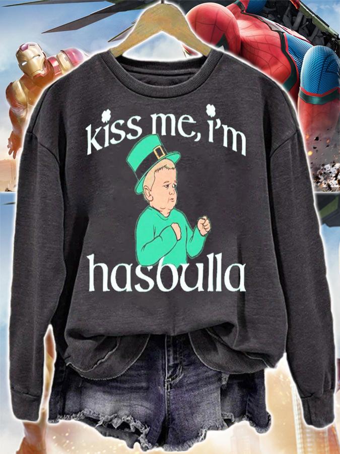 St Patrick's Day Kiss Me I'm Hasbulla Shirt sweatshirt