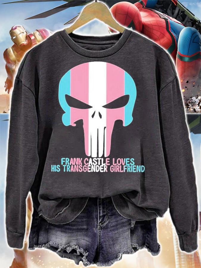 Frank Castle Loves His Transgender Girlfriend T-Shirt