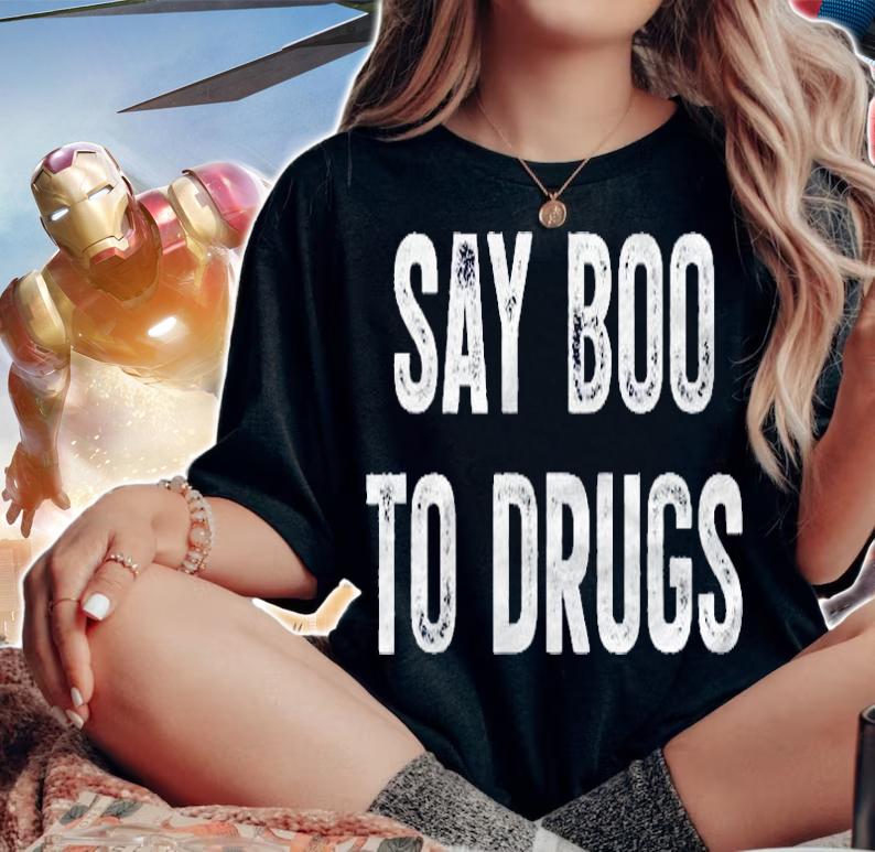 Say Boo To Drugs, Red Ribbon Week 2021, Drugs Awareness Shirt woman shirt