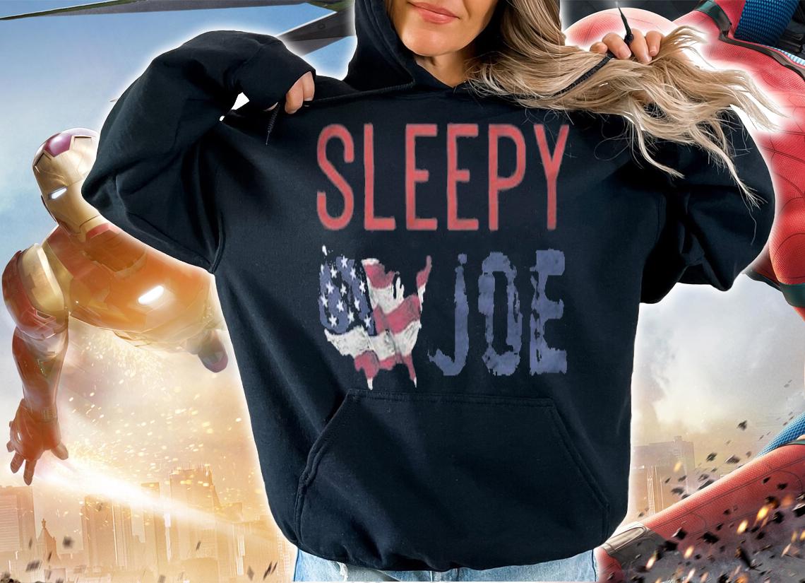Sleepy Joe USA Flag T-Shirt hoodie