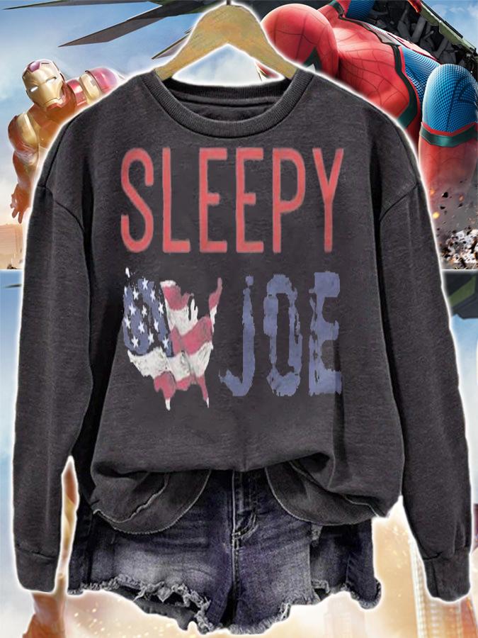 Sleepy Joe USA Flag T-Shirt sweatshirt