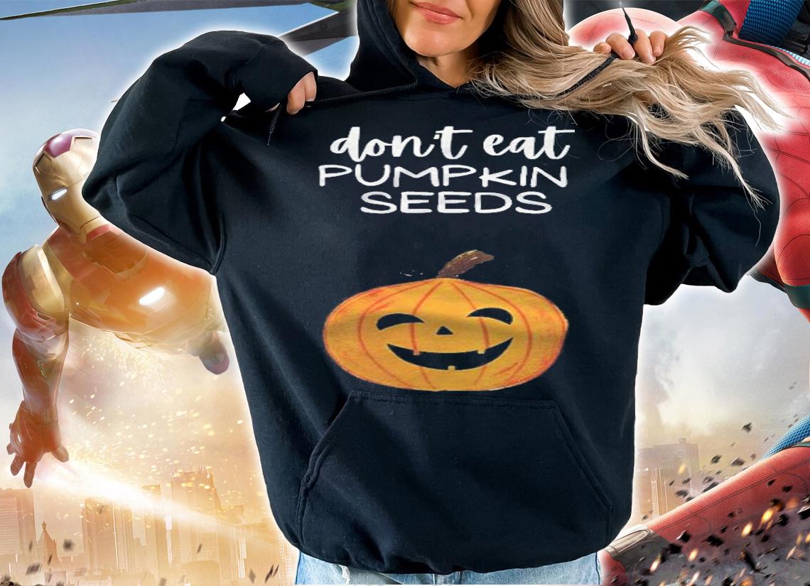 Womens Dont Eat Pumpkin Seeds Funny Halloween Baby Pumpkin T-shirt