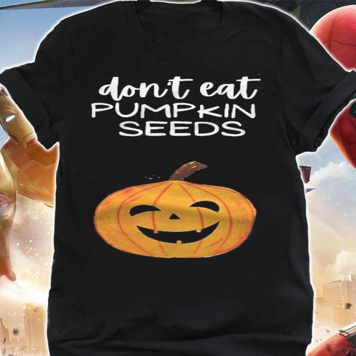 Womens Dont Eat Pumpkin Seeds Funny Halloween Baby Pumpkin T-shirt