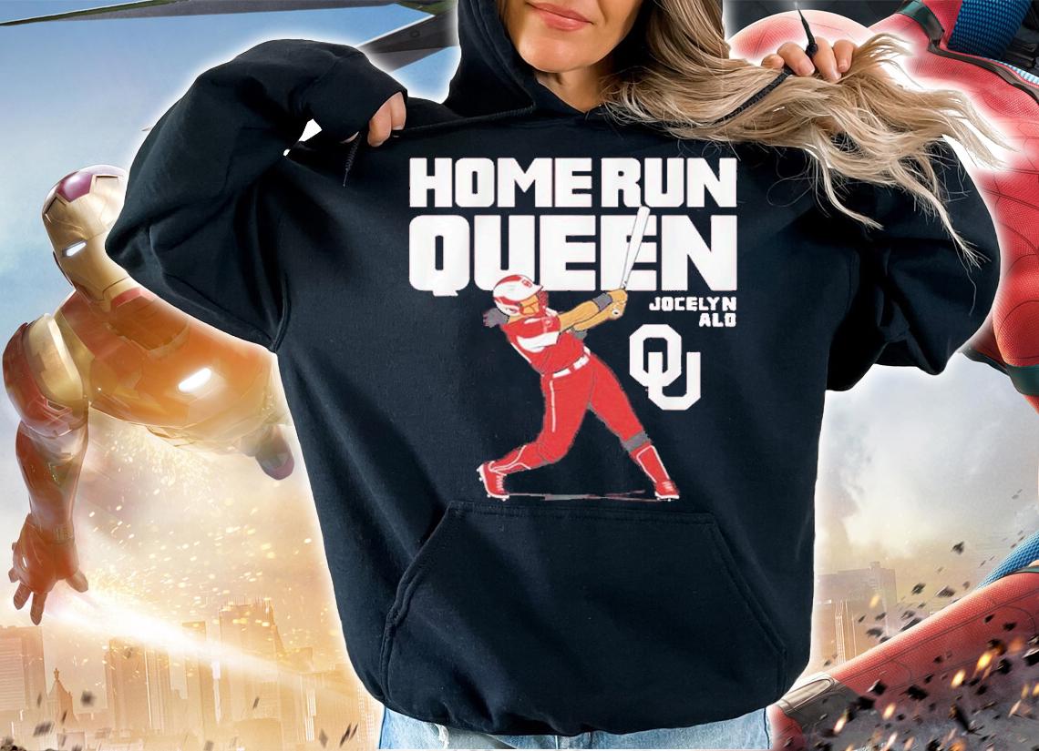 Oklahoma Softball Jocelyn Alo Home Run Queen Shirt hoodie