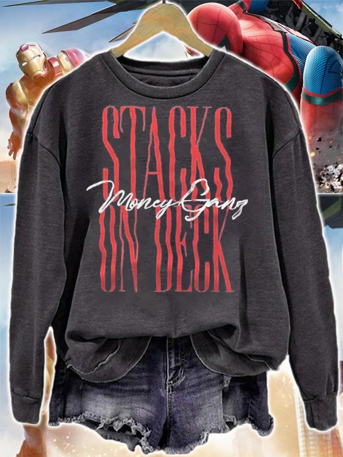 Soulja Boy stack on deck money gang T-shirt, hoodie and v-neck sweatshirt