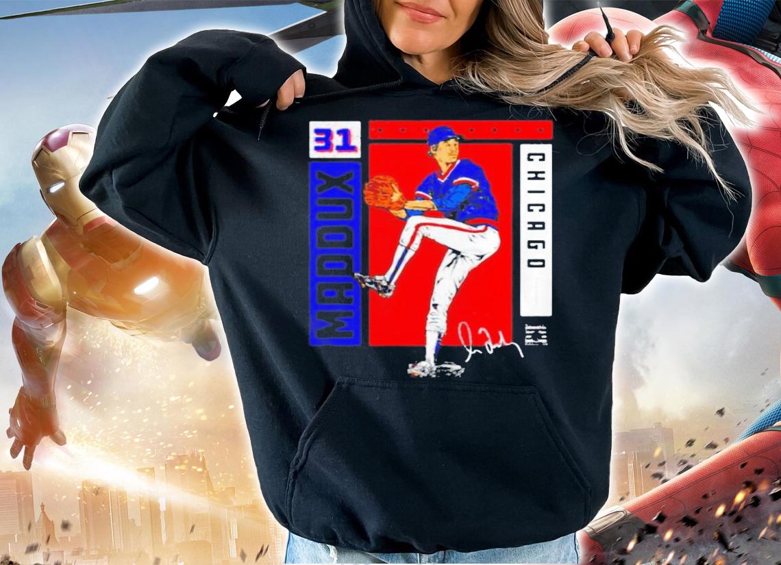 Chicago Cubs Greg Maddux Card Stat Signatures Shirt hoodie