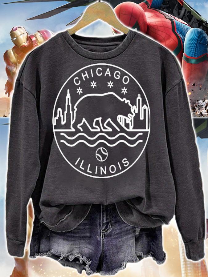 Chicago Illinois Baseball Seal Shirt