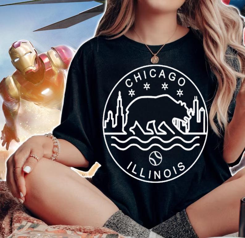 Chicago Illinois Baseball Seal Shirt