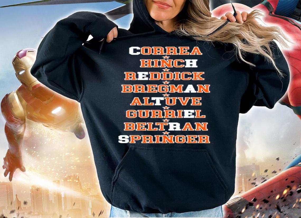 Correa Hinch Reddick Bregman Altuve Gurriel Beltran Springer Shirt 2021