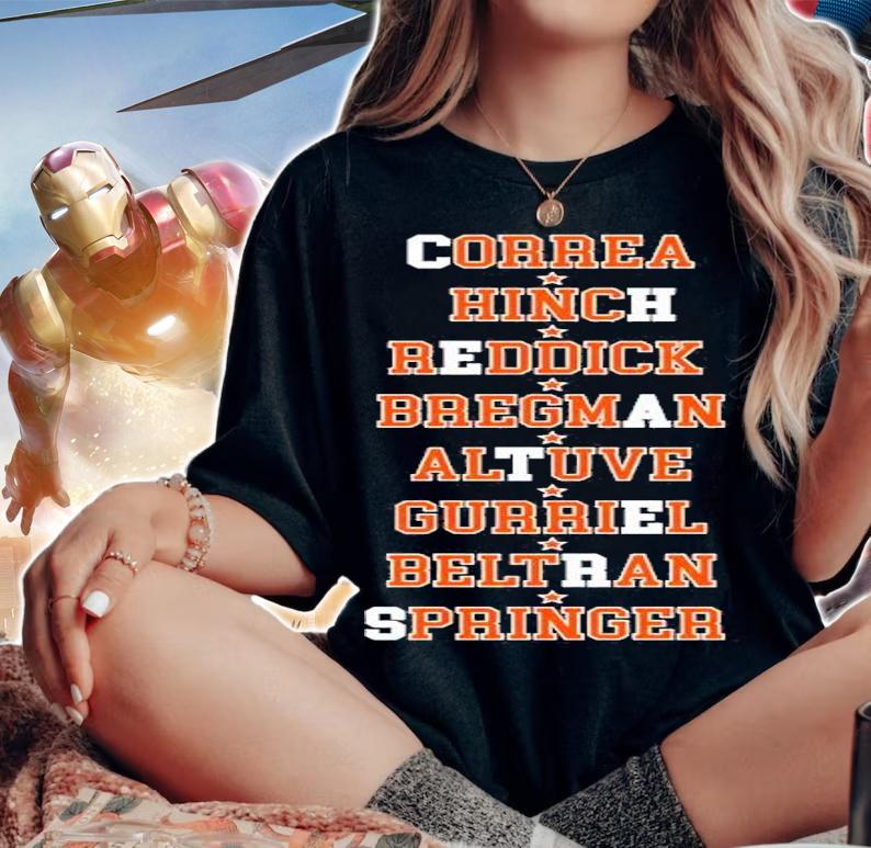 Correa Hinch Reddick Bregman Altuve Gurriel Beltran Springer Shirt 2021