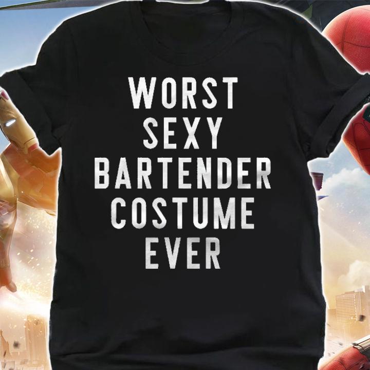Couples Halloween Worst Sexy Bartender Costume Ever Shirt shirt