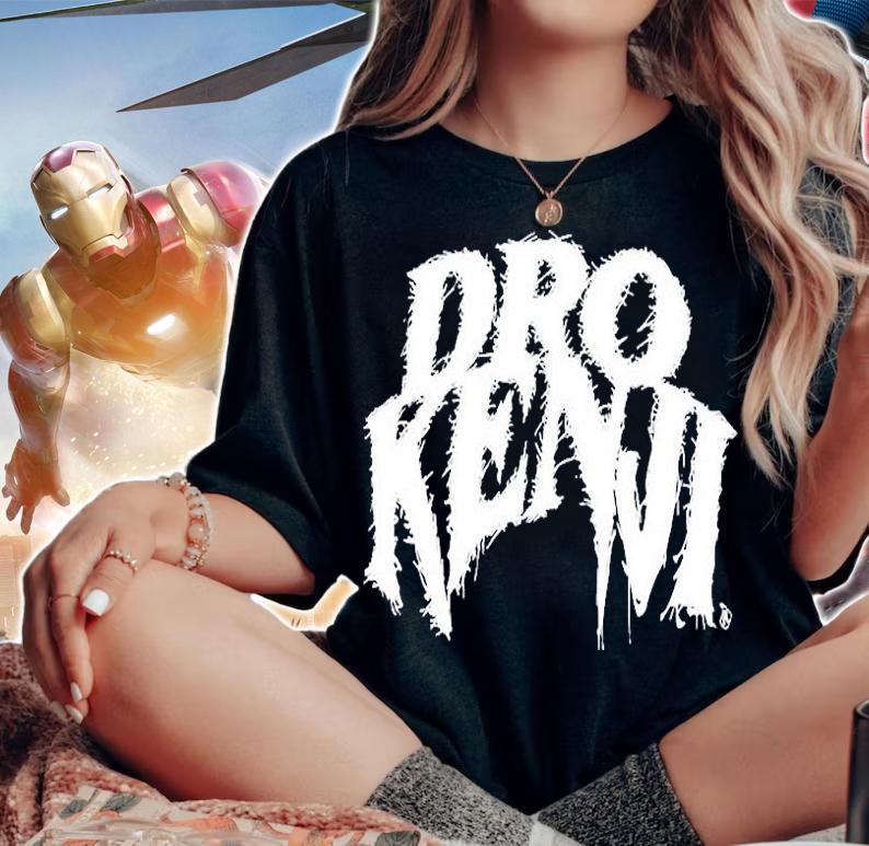 Dro Kenji Merch Scribble T-Shirt woman shirt