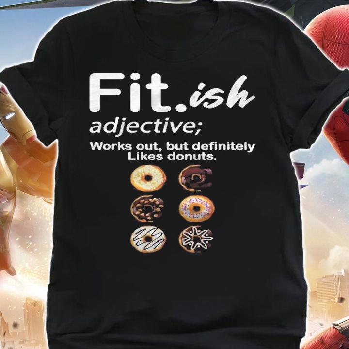 Fit Ish Works Out But Definitely Likes Donuts Six Pack Donut T-shirt